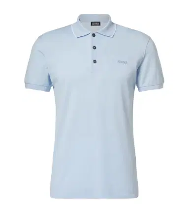 Zegna Cotton-blend polo shirt | Thumbnail 1 Zegna Cotton-blend polo shirt | Thumbnail 1