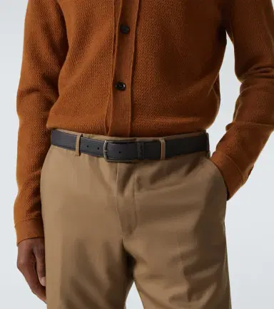 Zegna Leather belt | Thumbnail 4