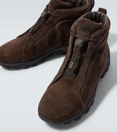 Zegna Triple Stitch suede high-top sneakers | Thumbnail 5 Zegna Triple Stitch suede high-top sneakers | Thumbnail 5