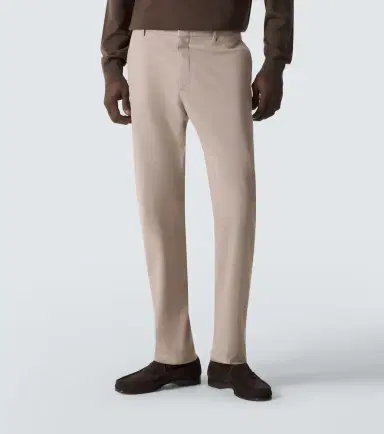 Zegna Cotton-blend straight pants | Thumbnail 5 Zegna Cotton-blend straight pants | Thumbnail 5