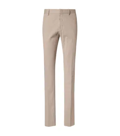 Zegna Cotton-blend straight pants | Thumbnail 1 Zegna Cotton-blend straight pants | Thumbnail 1