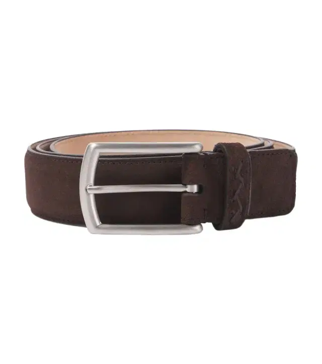 Suede belt