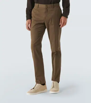 Zegna Cotton-blend chinos | Thumbnail 3