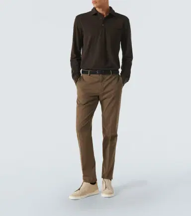Zegna Cotton-blend chinos | Thumbnail 4