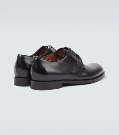 Zegna New Classic Flex leather Derby shoes | Thumbnail 4