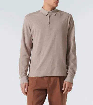 Zegna Cotton polo sweater | Thumbnail 6 Zegna Cotton polo sweater | Thumbnail 6