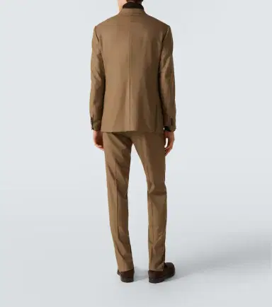 Zegna Double-breasted wool twill suit | Thumbnail 4 Zegna Double-breasted wool twill suit | Thumbnail 4