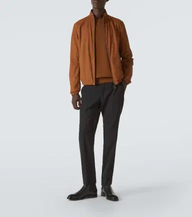 Zegna Reversible leather blouson | Thumbnail 5