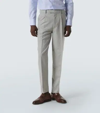 Zegna Wool straight pants | Thumbnail 3 Zegna Wool straight pants | Thumbnail 3
