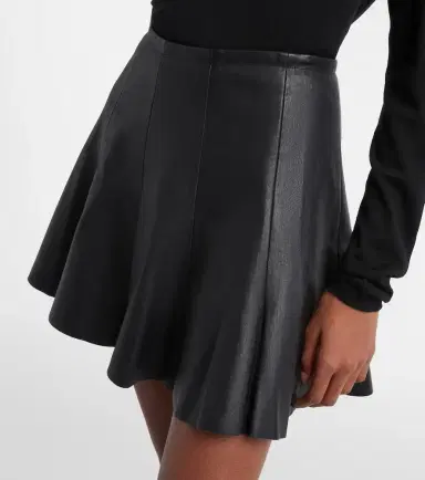 STOULS Mila leather miniskirt | Thumbnail 2