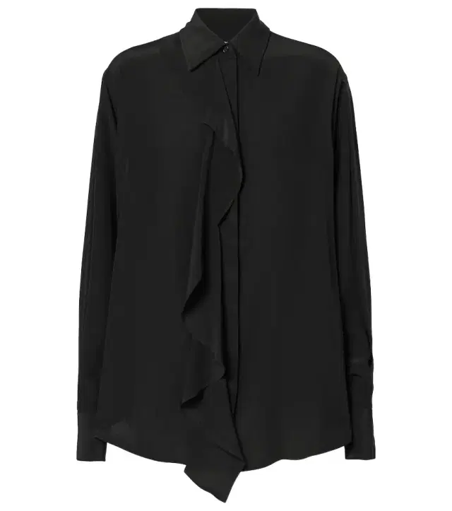 Victoria Beckham Ruffled silk blouse