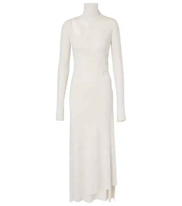 Victoria Beckham Cutout jersey midi dress