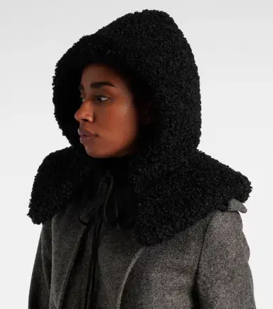 Ruslan Baginskiy Faux shearling hood | Thumbnail 4