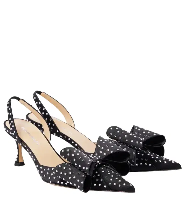 Mach & Mach Le Cadeau 65 embellished slingback pumps