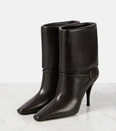 Saint Laurent Niki 90 leather booties | Thumbnail 3 Saint Laurent Niki 90 leather booties | Thumbnail 3