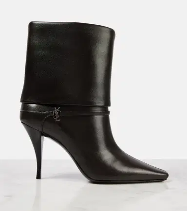 Saint Laurent Niki 90 leather booties | Thumbnail 4 Saint Laurent Niki 90 leather booties | Thumbnail 4