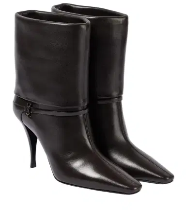 Saint Laurent Niki 90 leather booties | Thumbnail 1 Saint Laurent Niki 90 leather booties | Thumbnail 1
