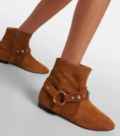 Isabel Marant Siago embellished suede ankle boots | Thumbnail 6
