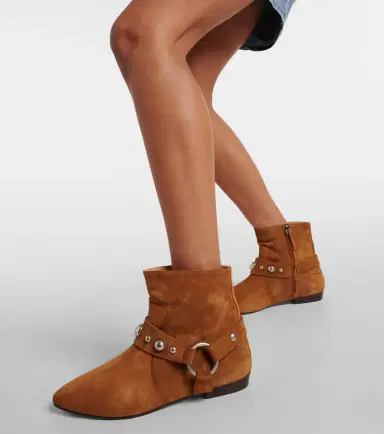 Isabel Marant Siago embellished suede ankle boots | Thumbnail 7