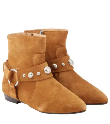 Isabel Marant Siago embellished suede ankle boots | Thumbnail 1