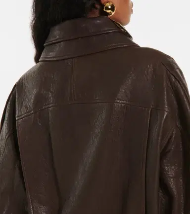 Saint Laurent Oversized leather bomber jacket | Thumbnail 4 Saint Laurent Oversized leather bomber jacket | Thumbnail 4