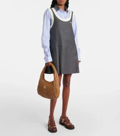 Miu Miu Wander Medium matelassé leather shoulder bag | Thumbnail 5