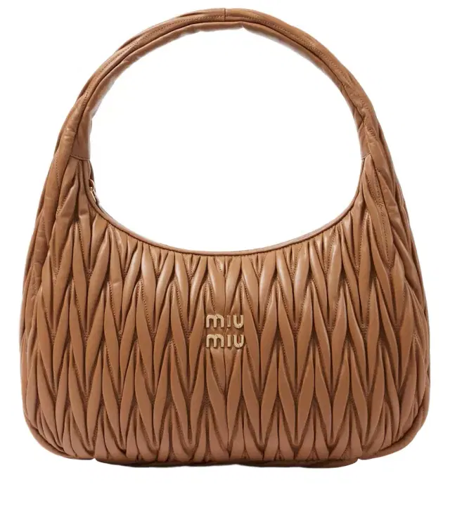 Wander Medium matelassé leather shoulder bag