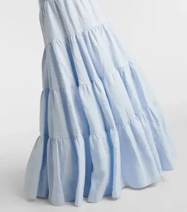 Gabriela Hearst Pozas tiered linen maxi dress | Thumbnail 5