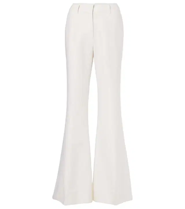 Gabriela Hearst Rhein high-rise linen and wool-blend flared pants