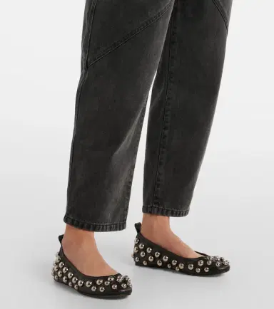 Isabel Marant Belna leather ballet flats | Thumbnail 2