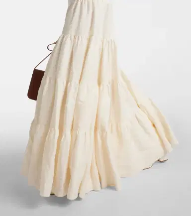 Gabriela Hearst Pozas tiered linen maxi dress | Thumbnail 2