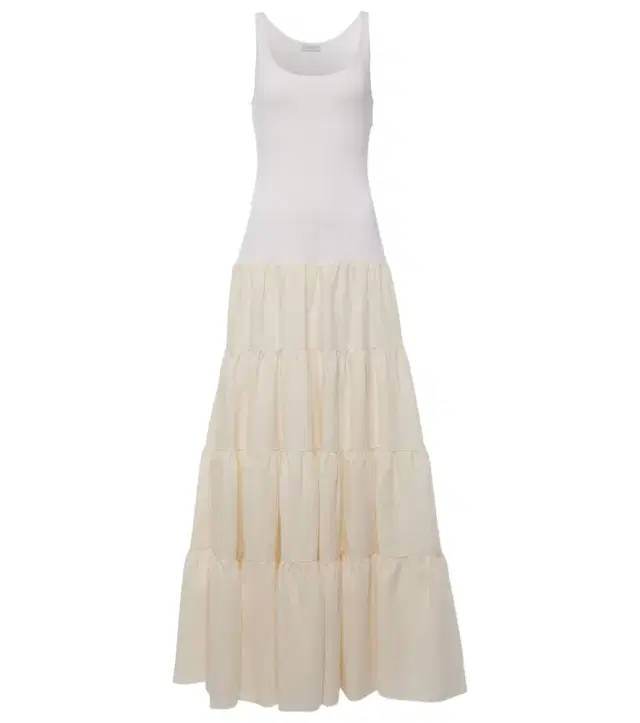 Gabriela Hearst Pozas tiered linen maxi dress