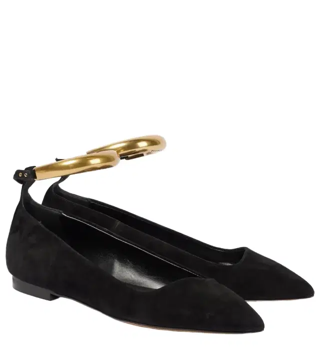 Isabel Marant Leanor embellished leather ballet flats