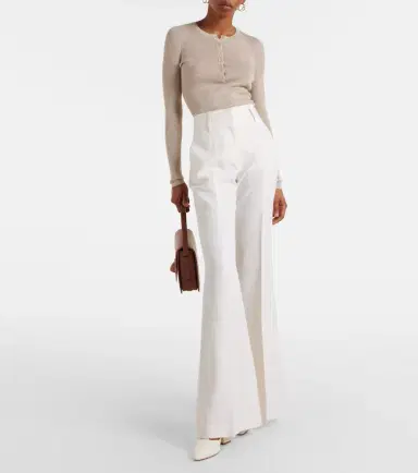 Gabriela Hearst Julian cashmere and silk Henley shirt | Thumbnail 4