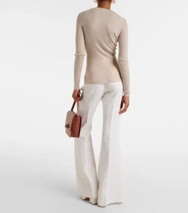Gabriela Hearst Julian cashmere and silk Henley shirt | Thumbnail 5