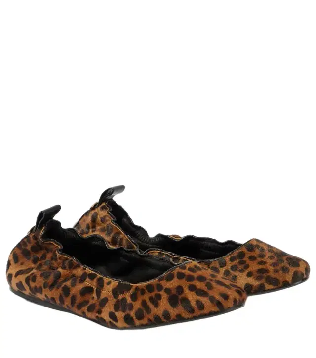 Isabel Marant Belna calf hair ballet flats