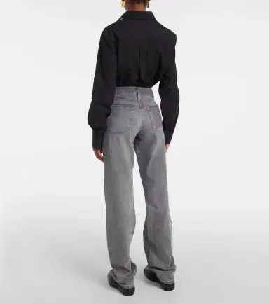 Re/Done High-rise straight jeans | Thumbnail 4