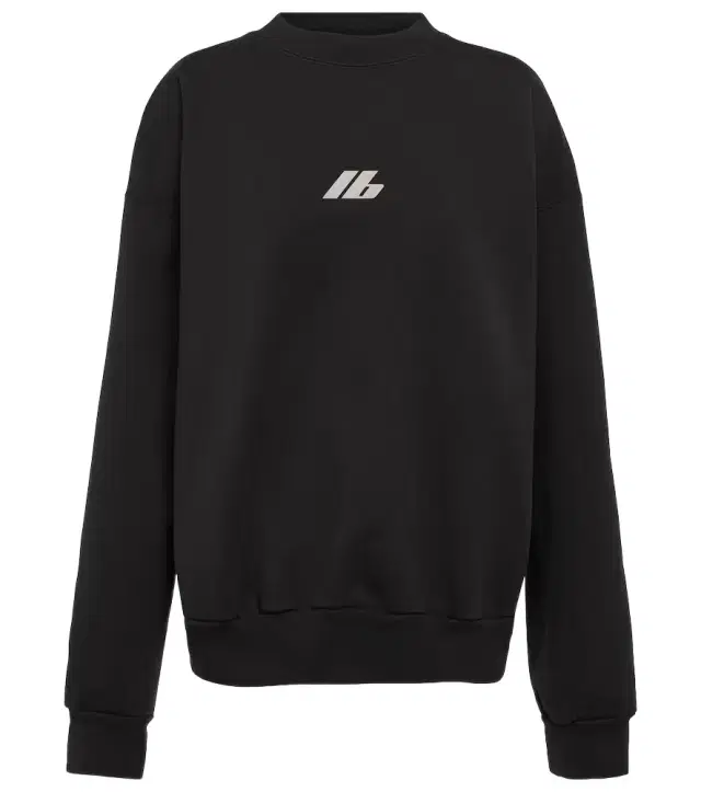 Balenciaga Crewneck cotton jersey sweatshirt