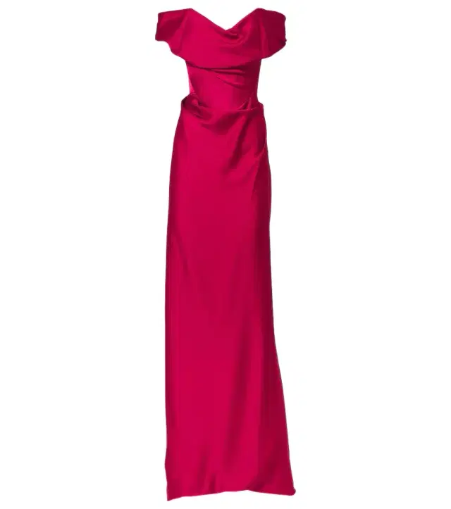 Vivienne Westwood Nova Cocotte satin corset gown
