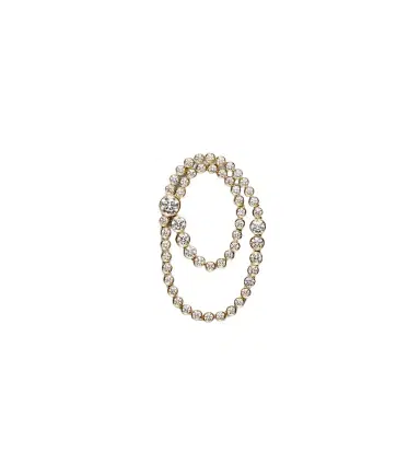 Sophie Bille Brahe Embrassée de Diamant 18kt gold single earring with diamonds | Thumbnail 1