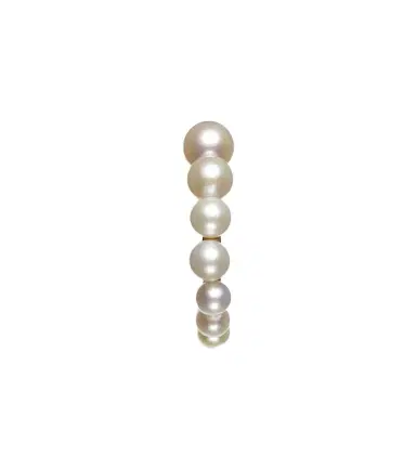 Sophie Bille Brahe Petit Boucle de Perle 14kt gold hoop earring with freshwater pearls | Thumbnail 1