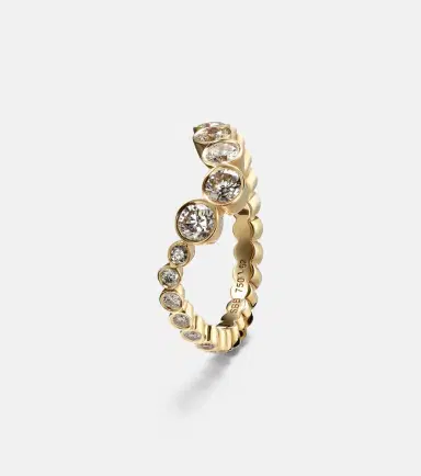 Sophie Bille Brahe Ensemble Ocean 18kt gold ring with diamonds | Thumbnail 3