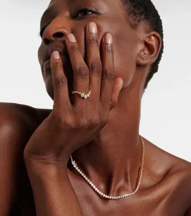 Sophie Bille Brahe Ensemble Ocean 18kt gold ring with diamonds | Thumbnail 4