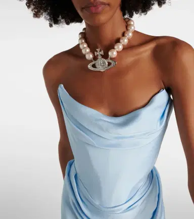 Vivienne Westwood Galaxy strapless satin gown | Thumbnail 3 Vivienne Westwood Galaxy strapless satin gown | Thumbnail 3
