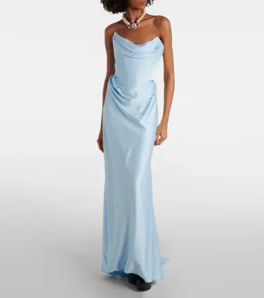 Vivienne Westwood Galaxy strapless satin gown | Thumbnail 4 Vivienne Westwood Galaxy strapless satin gown | Thumbnail 4