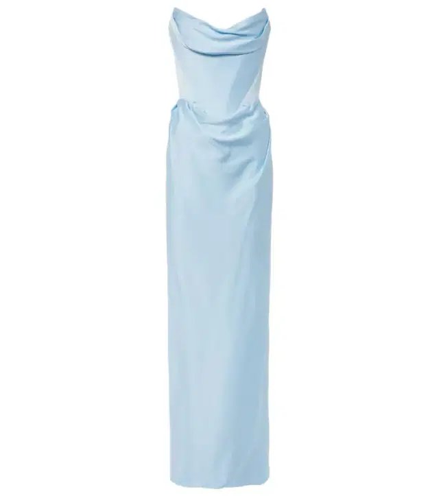 Vivienne Westwood Galaxy strapless satin gown