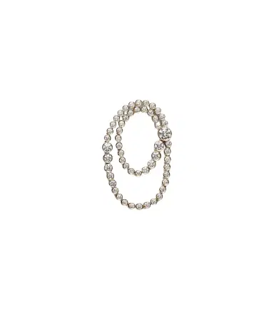 Sophie Bille Brahe Embrassée de Diamant 18kt gold single drop earring with diamonds | Thumbnail 1
