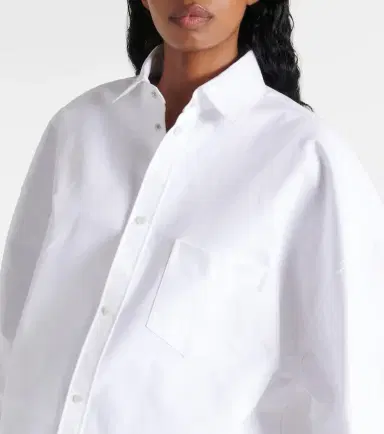 Balenciaga Outerwear oversized cotton poplin shirt | Thumbnail 3 Balenciaga Outerwear oversized cotton poplin shirt | Thumbnail 3