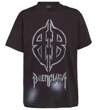 Balenciaga Metal BB oversized cotton jersey T-shirt | Thumbnail 1