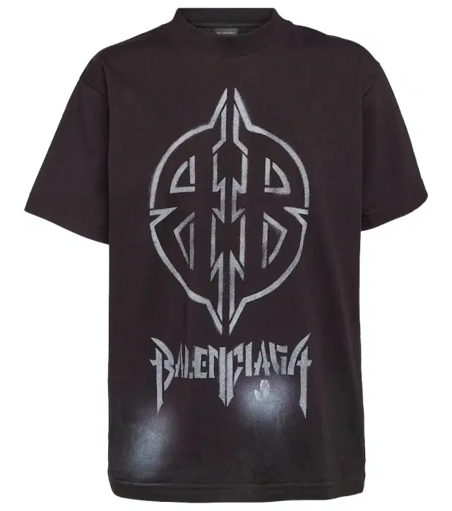 Metal BB oversized cotton jersey T-shirt